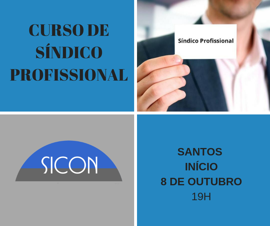   CURSO DE SÍNDICO PROFISSIONAL-OUTUBRO-Módulo II -Santos